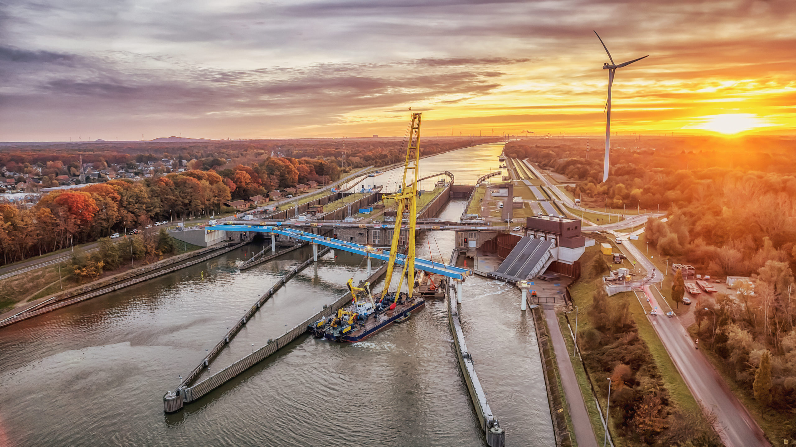 Inhijsen fietsbrug Godsheide